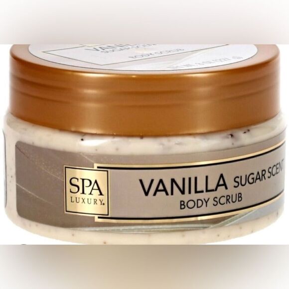 🛍️SPA LUXURY Love ❤️ Struck Body Scrub & Vanilla sugar Scent 8 OZ (227g) - Picture 7 of 10